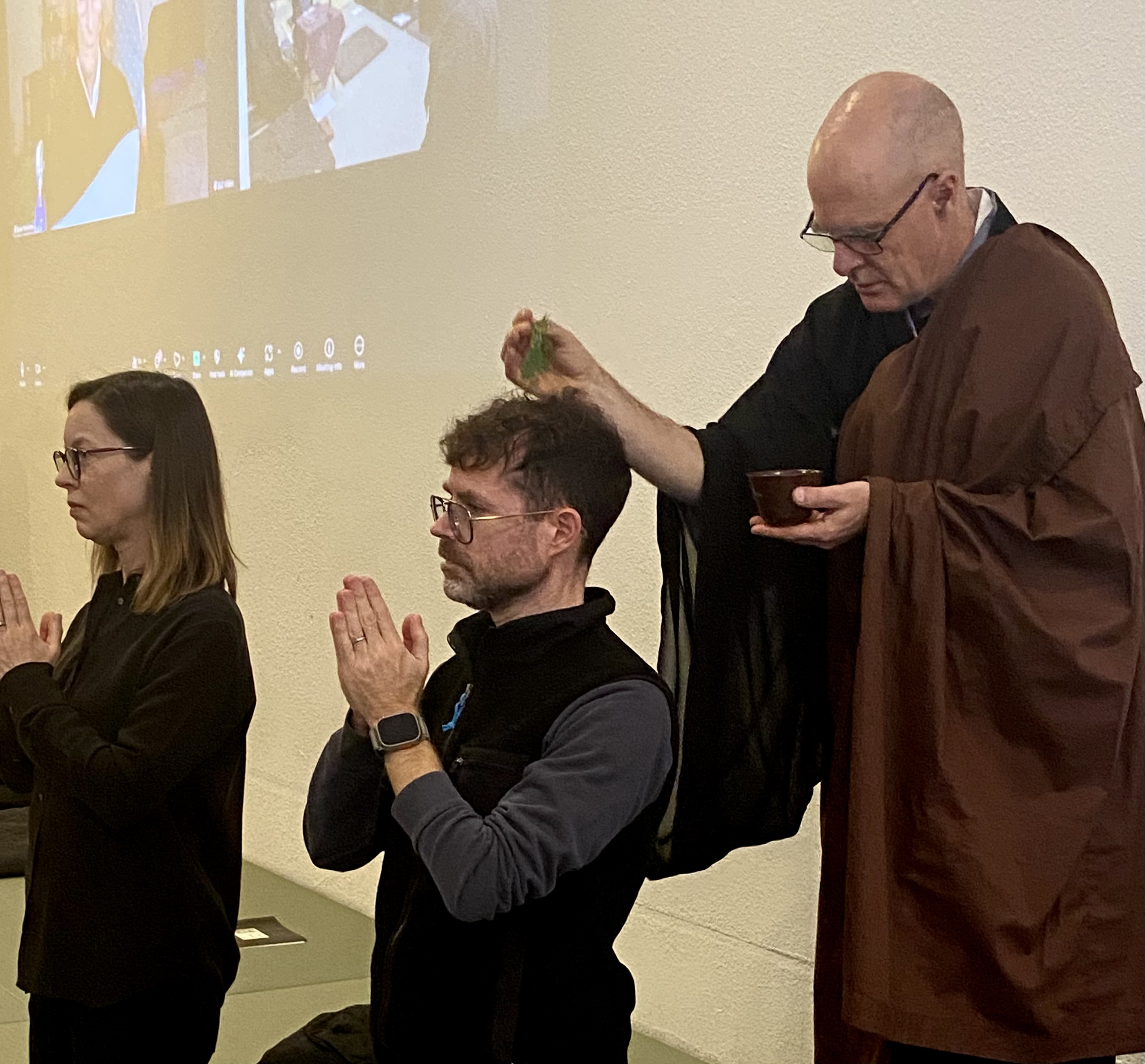 Daiki Chris Reath receiving Jukai